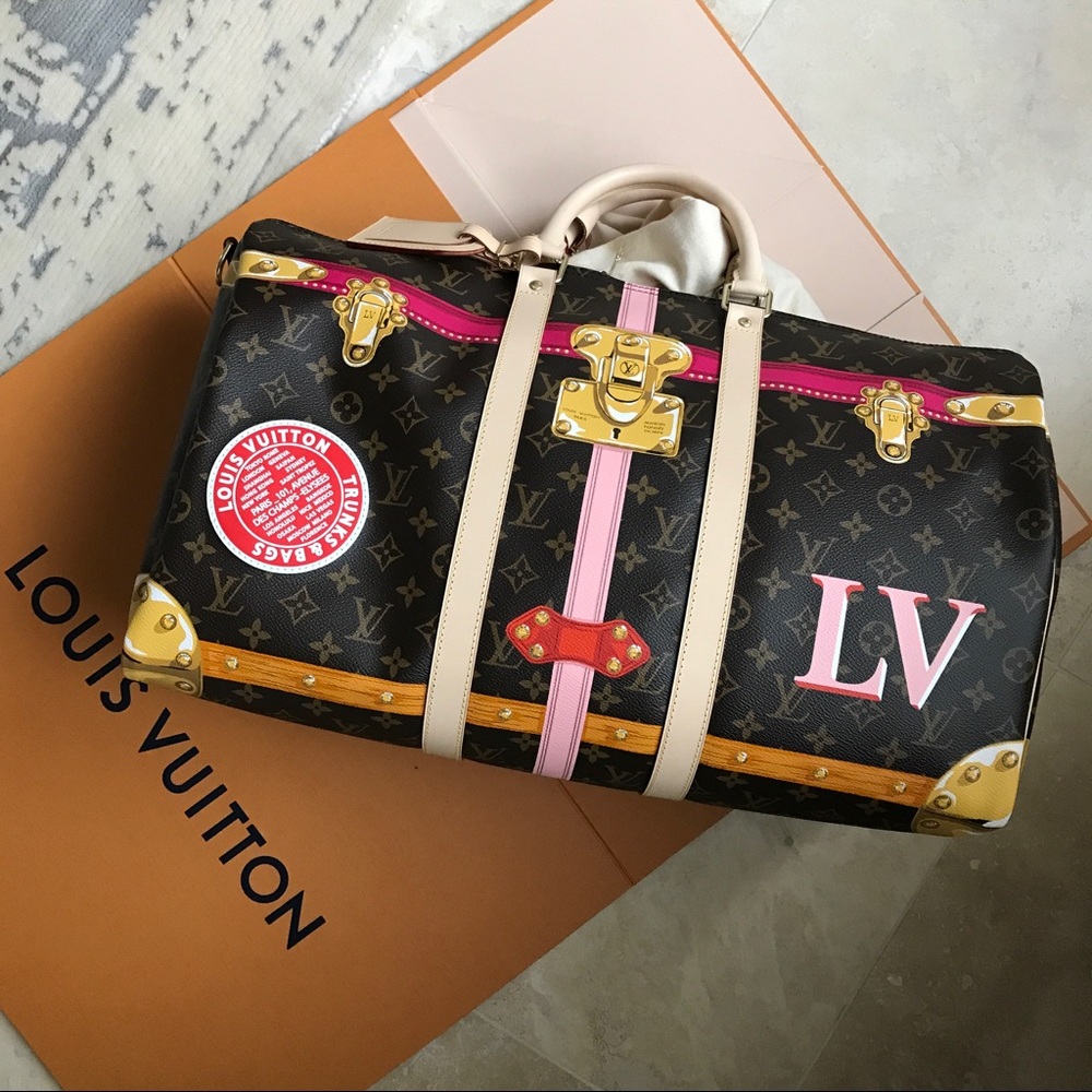 ❌SOLD❌Limited Edition LV KEEPALL BANDOULIÈRE 50 - Picture 4 of 8